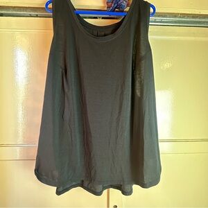 Plus size black workout top size 4x